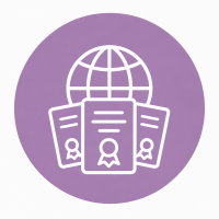 International certifications icon