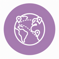 Exported countries icon