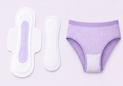 Disposable period underwear and pads