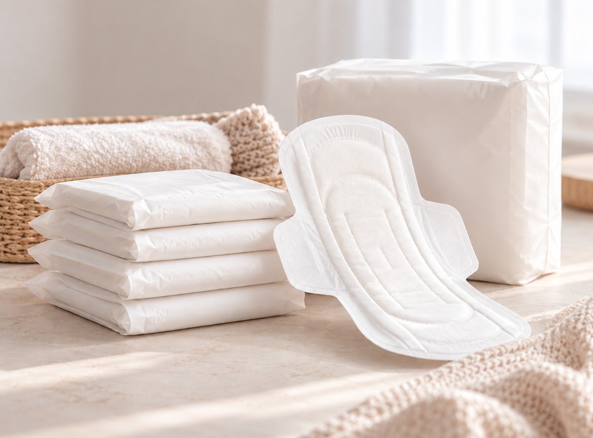 Maternity pads and postpartum product set