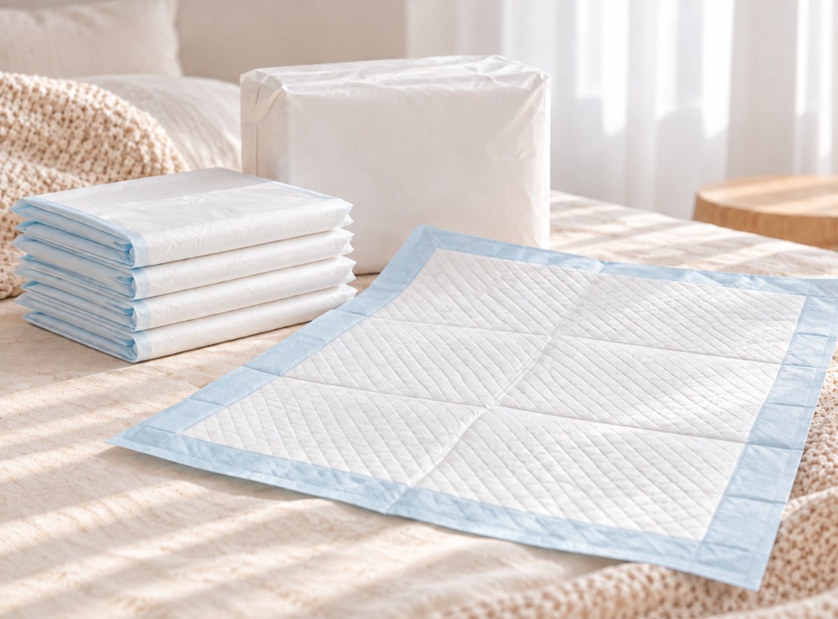 Absorbent underpads stack
