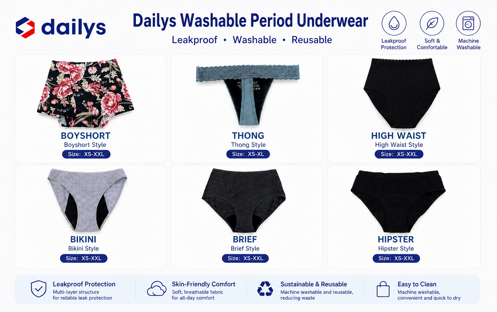 How to Choose a Washable Period Underwear Manufacturer for Your Brand